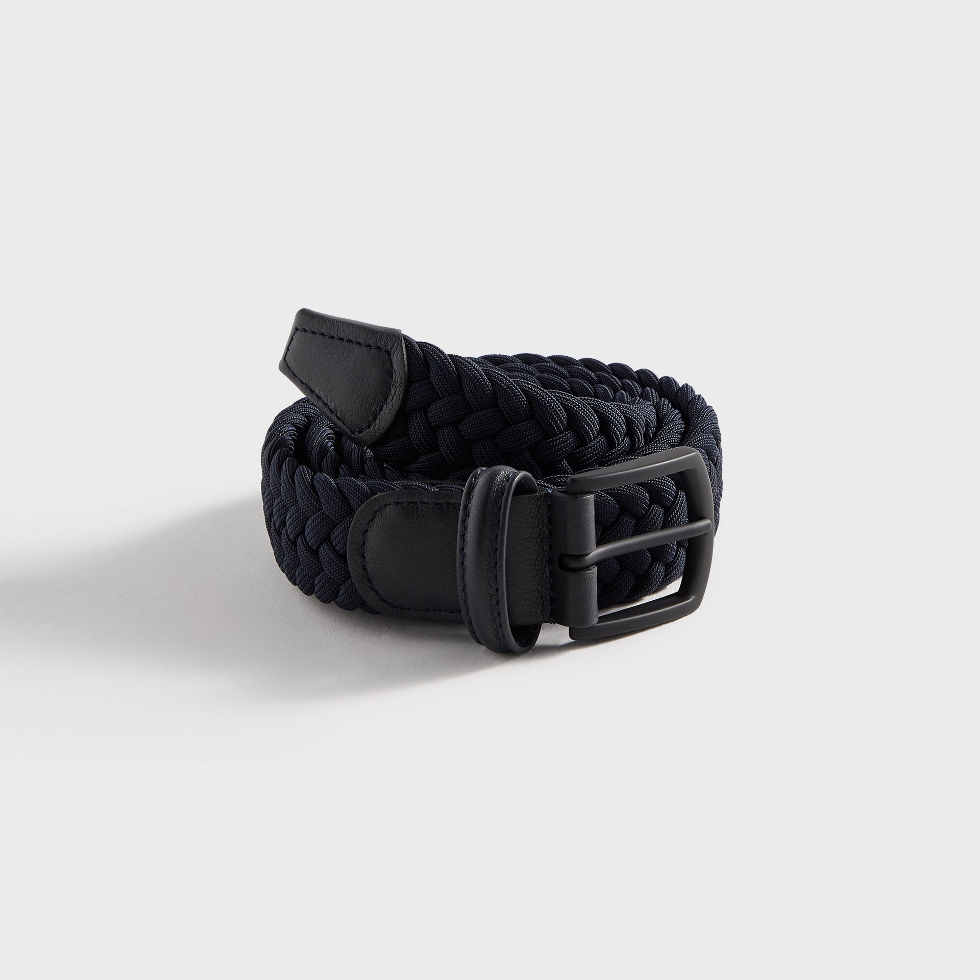 Andersons Elastic Weave Belt - Navy