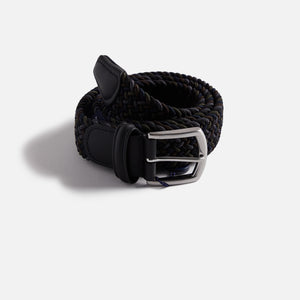 Anderson's Multi Color Stretch Woven Belt - Blue / Grey / Black