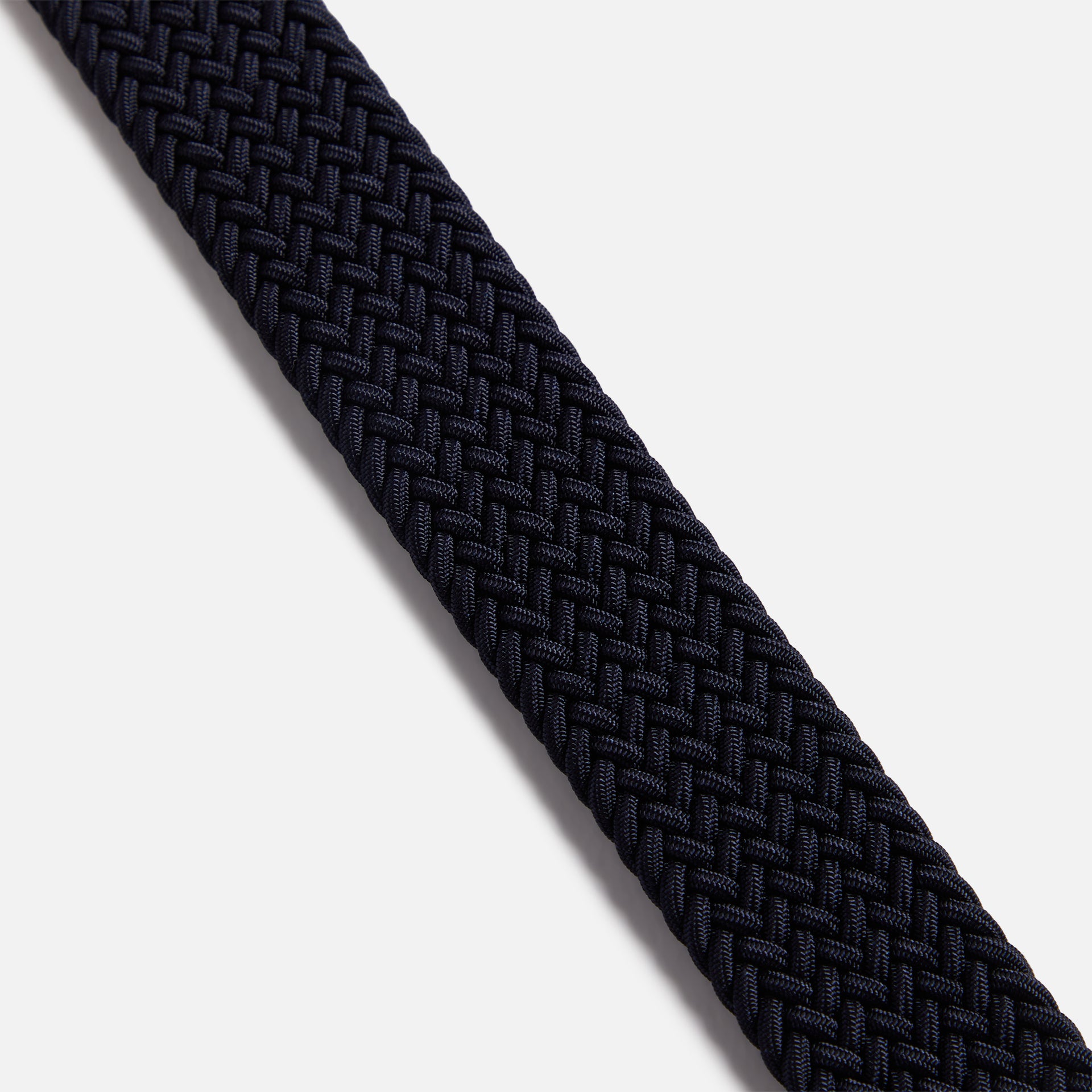 Anderson's Classic Stretch Woven Belt - Navy