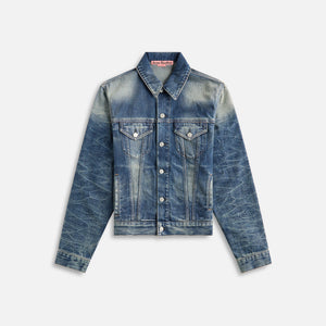 Acne Studios Rye Broadway Denim Jacket - Mid Blue