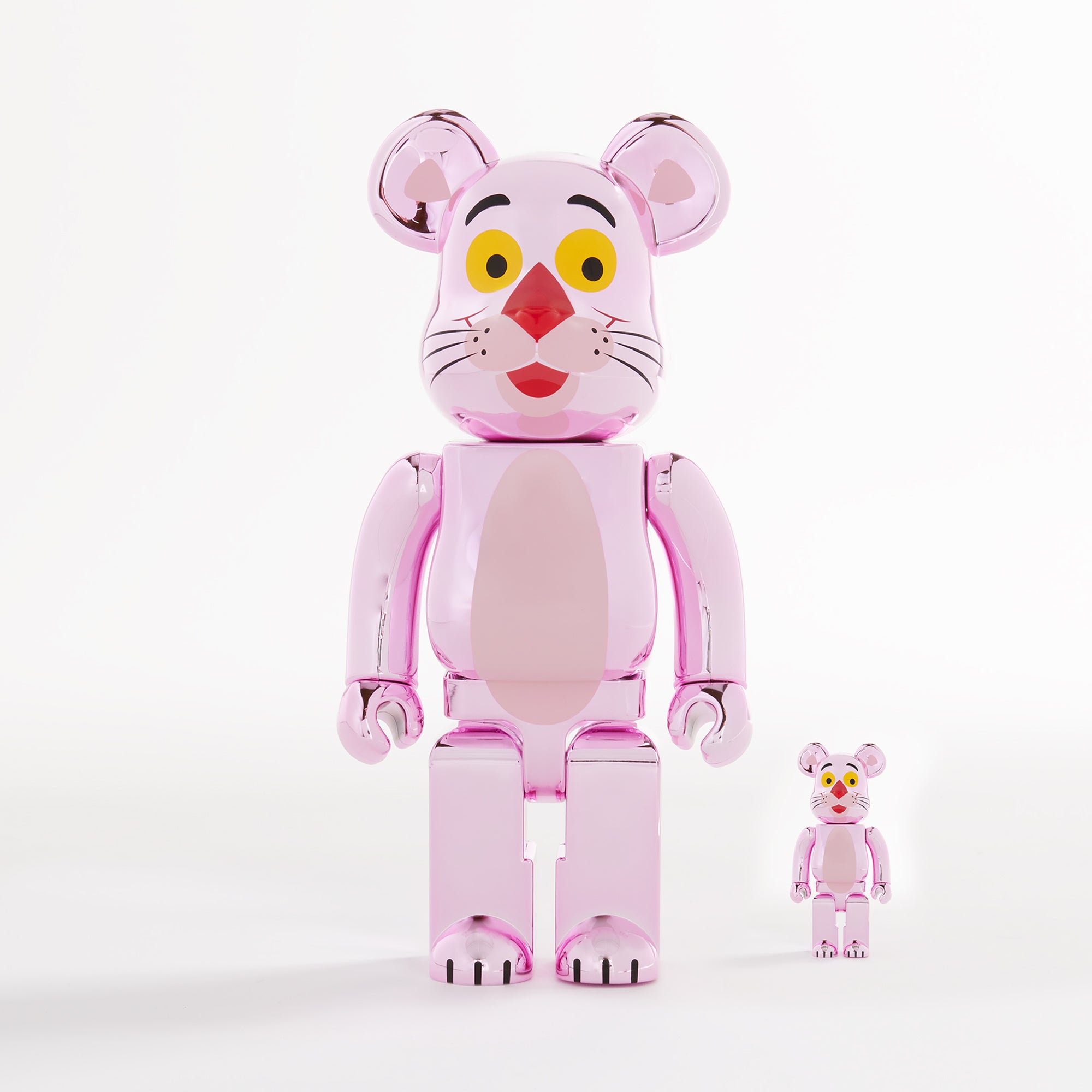 Medicom Toy BE@RBRICK Chrome 400% + 100% - Pink Panther – Kith