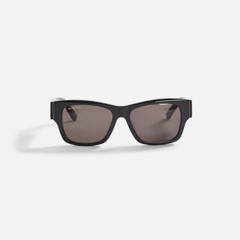 Balenciaga Acetate Square Sunglasses - Black / Grey