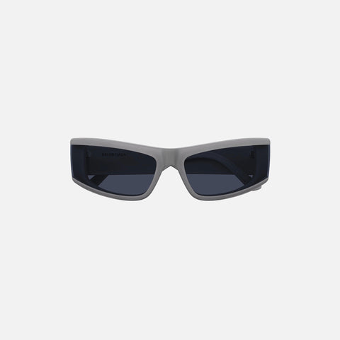 Balenciaga Logo Sunglass - Grey Blue