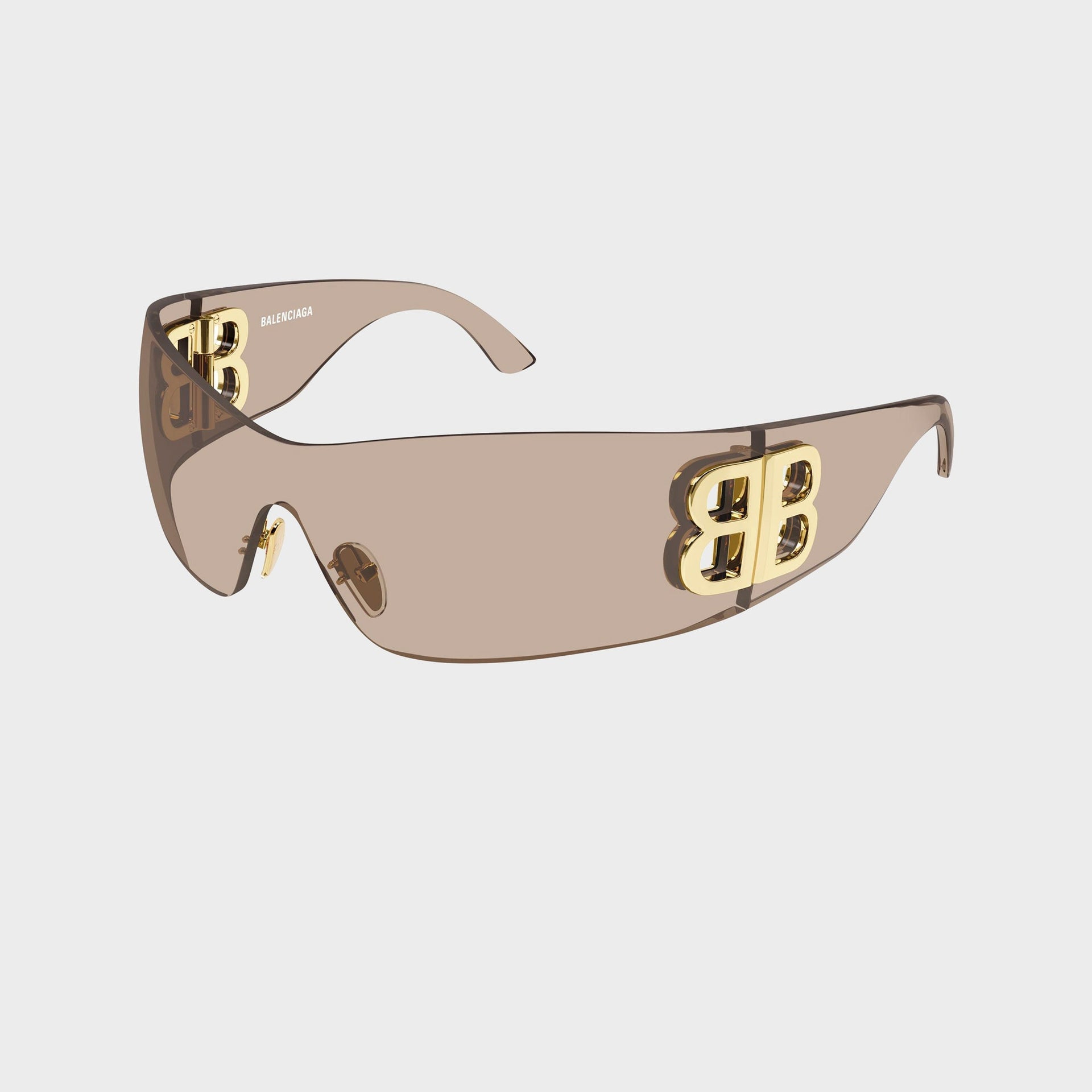 Balenciaga Nylon Sunglasses - Brown