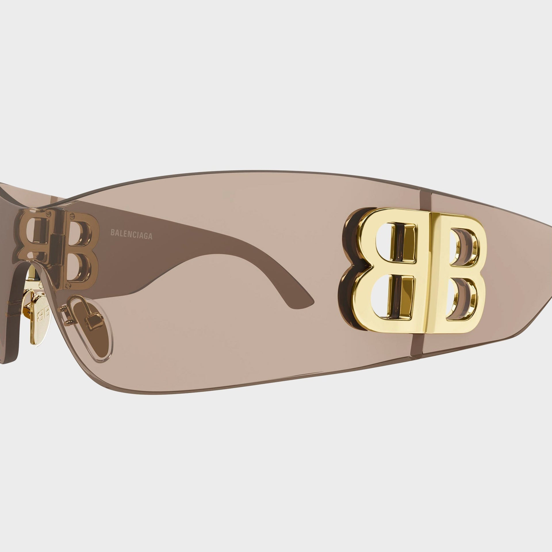 Balenciaga Nylon Sunglasses - Brown