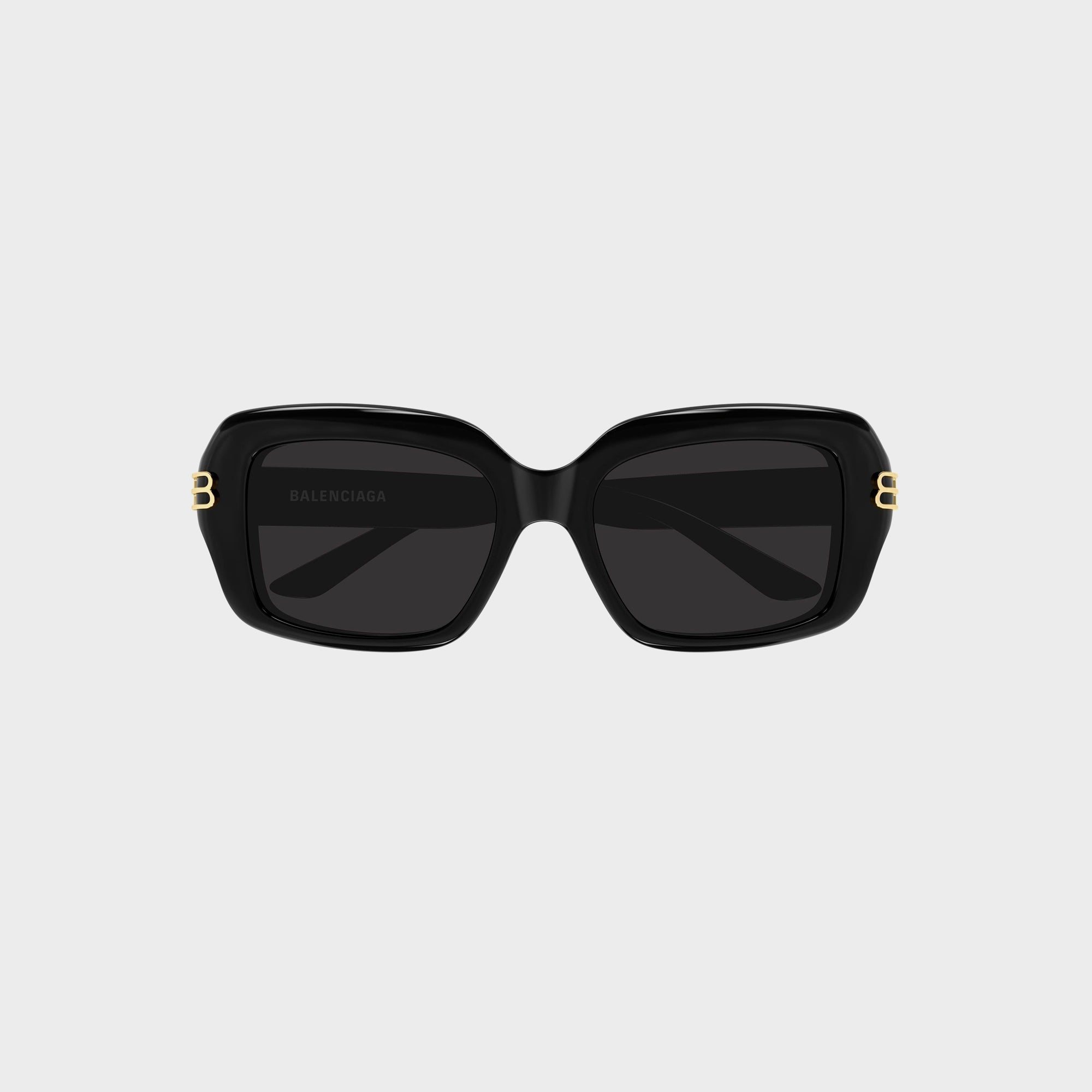 BALENCIAGA サングラス Balenciaga Full Rim Square Sunglasses - Black / Grey – Kith