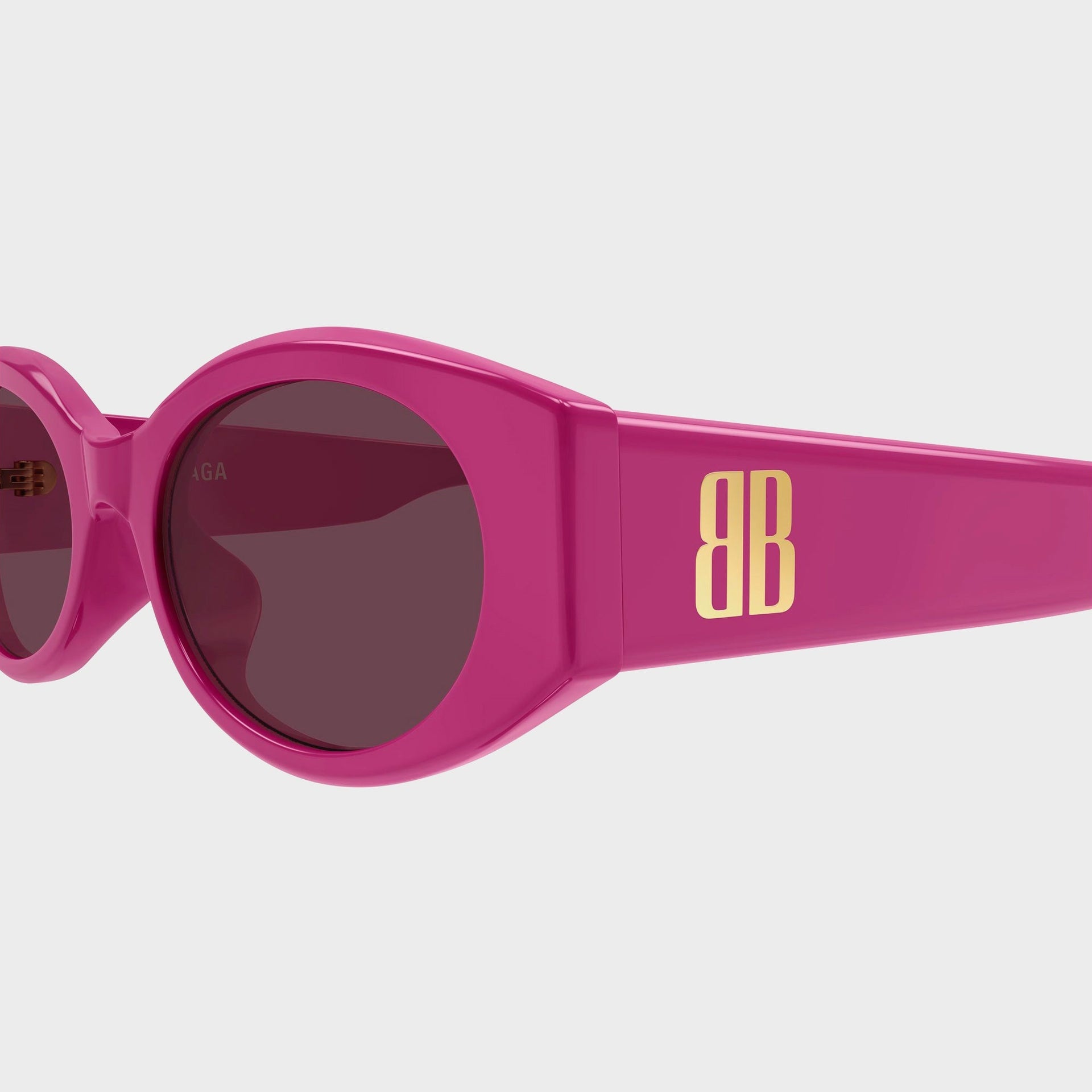 Balenciaga BB0477SA Recycled Acetate Sunglasses - Fuchsia / Violet