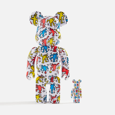 Medicom Toy BE@RBRICK Keith Haring #9 100% & 400%