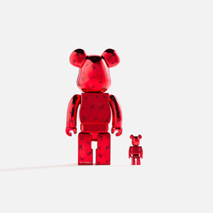 Medicom Toy BE@RBRICK Elmo Chrome Ver. 100% and 400%