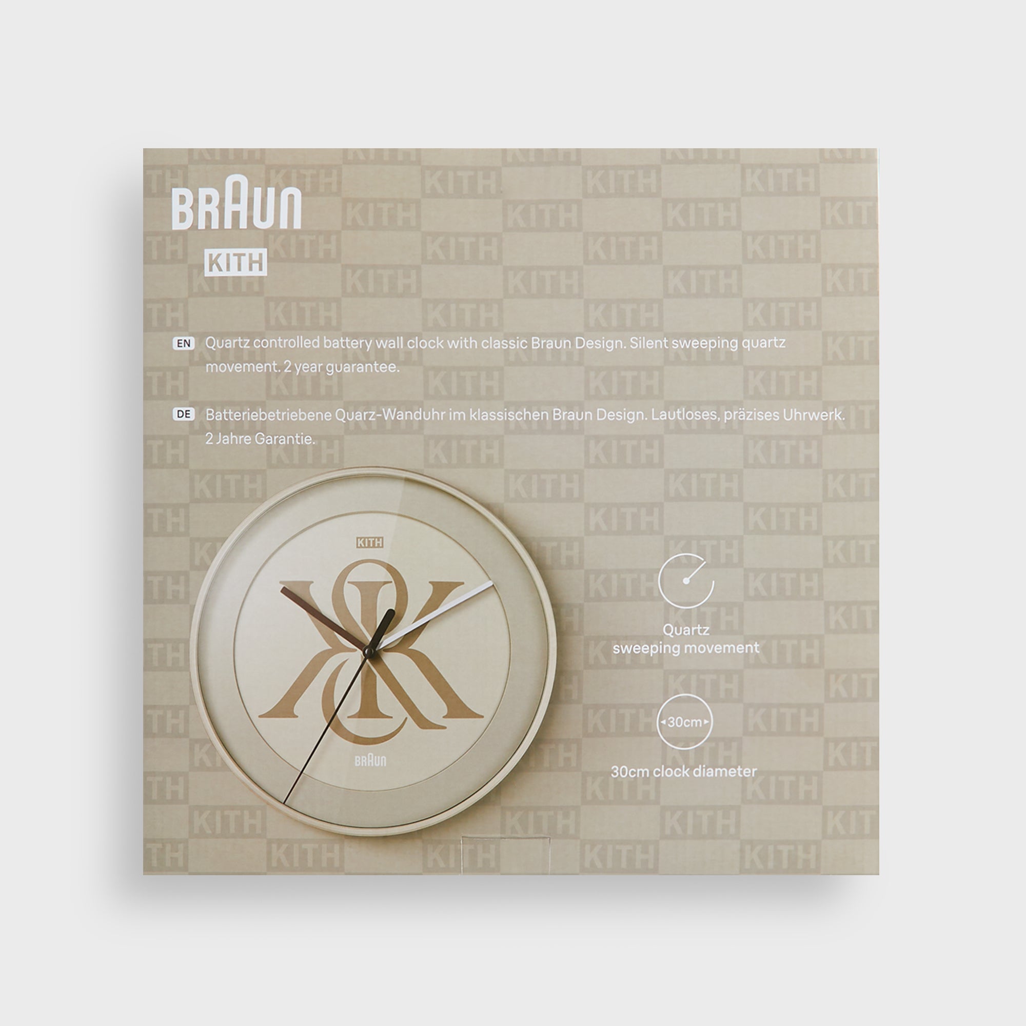 Kithmas for Braun BC17 Wall Clock - Waffle