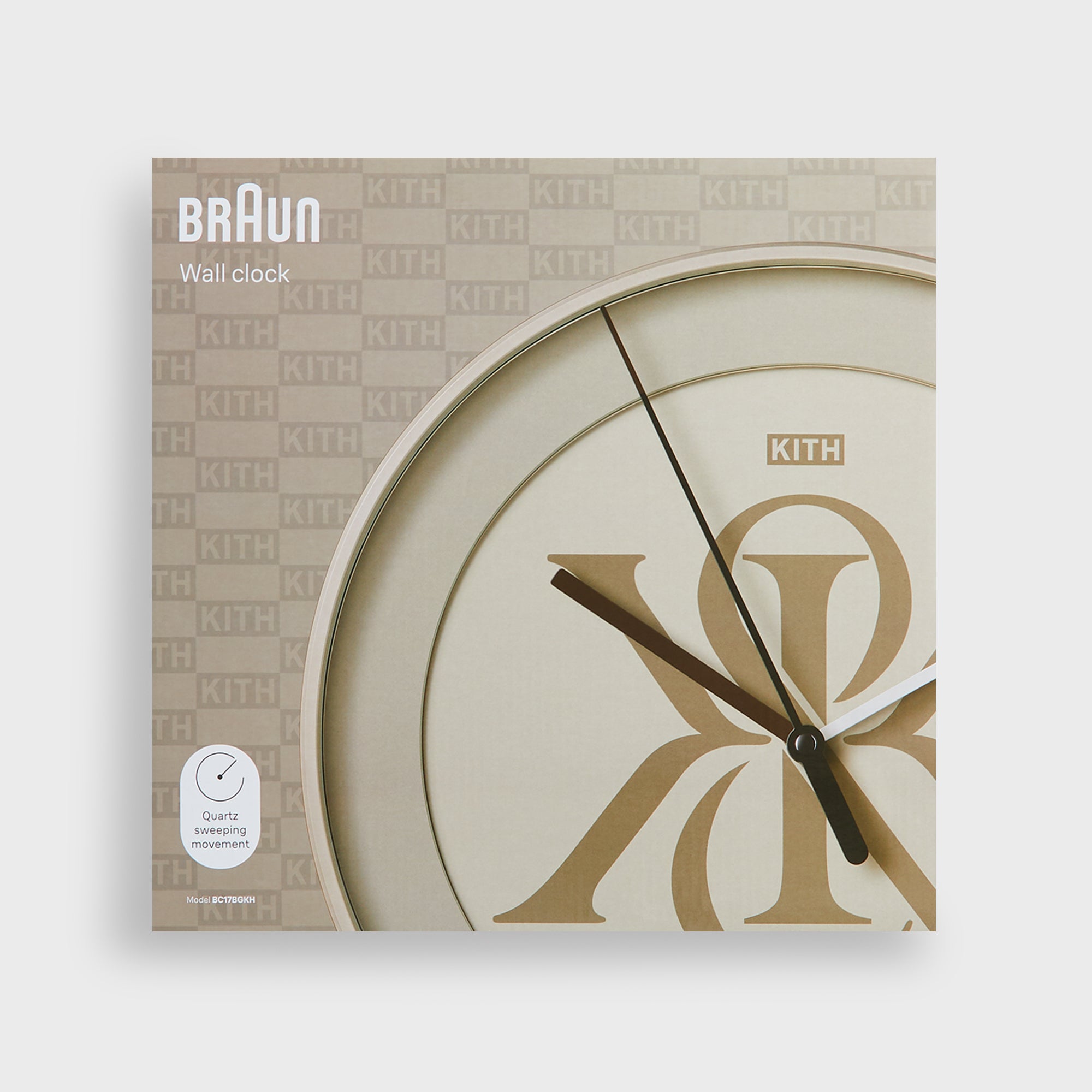 インテリア時計 Kith Kithmas for Braun BC17 Wall Clock Kithmas for Braun BC17 Wall Clock - Waffle