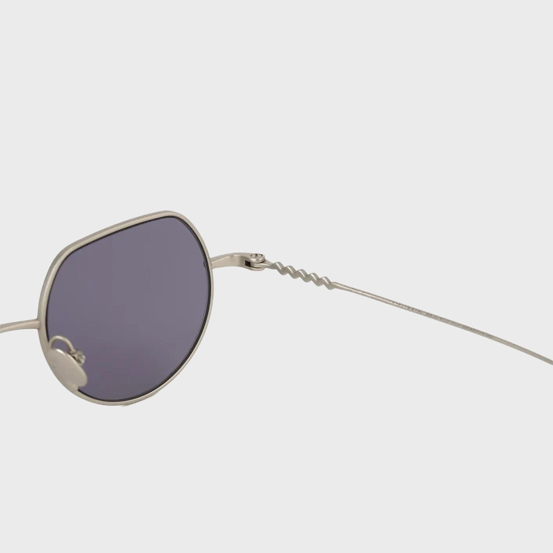 Brain Dead Titanium Tani Post Modern Primitive Eye Protection Sunglasses - Matte Silver