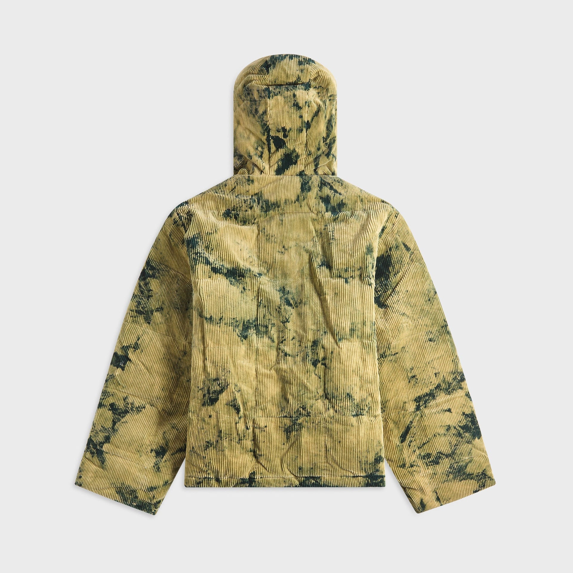 Brain Dead Bleach Dyed Dimension Puffer Jacket - Olive