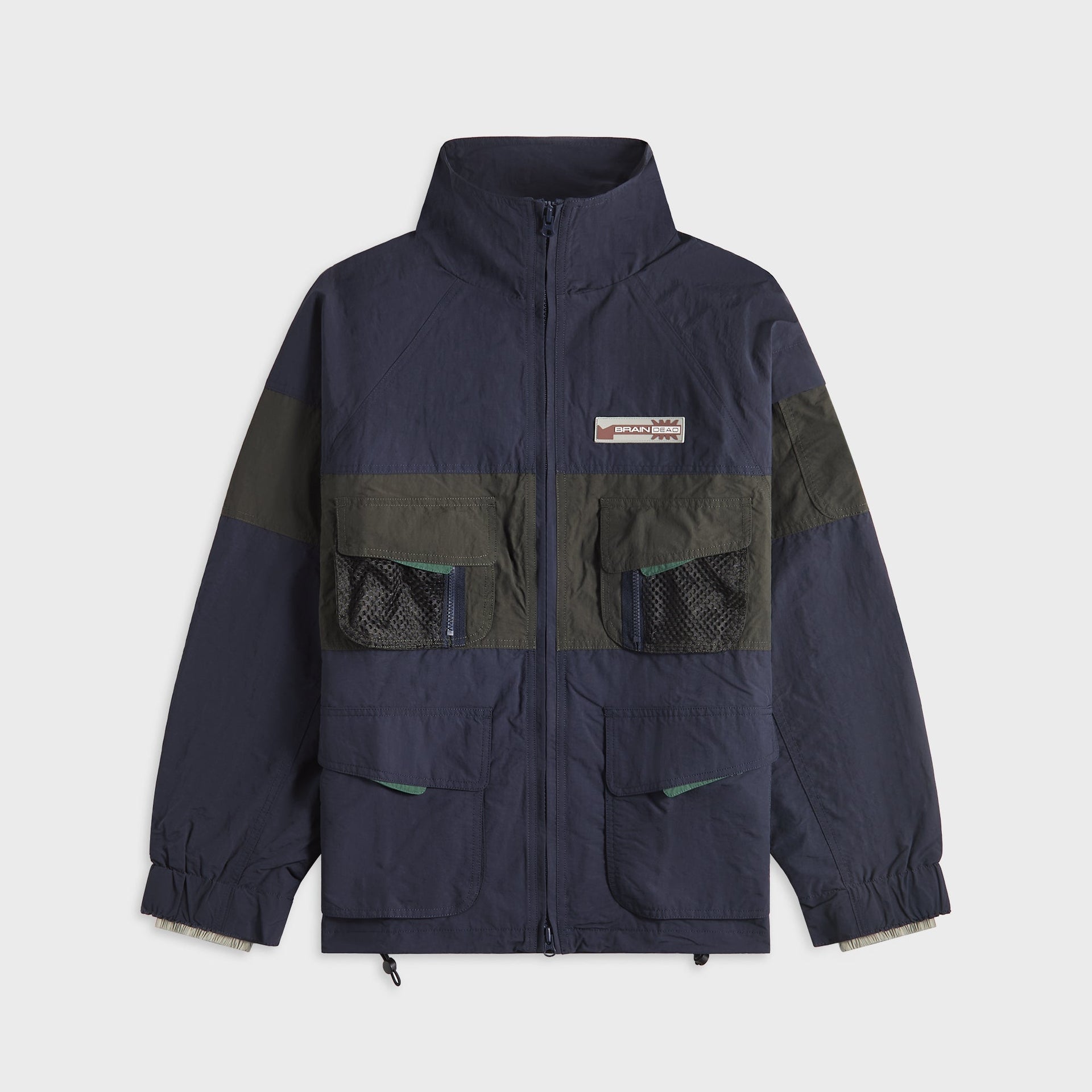 Brain Dead Paneled Snow Jacket - Navy