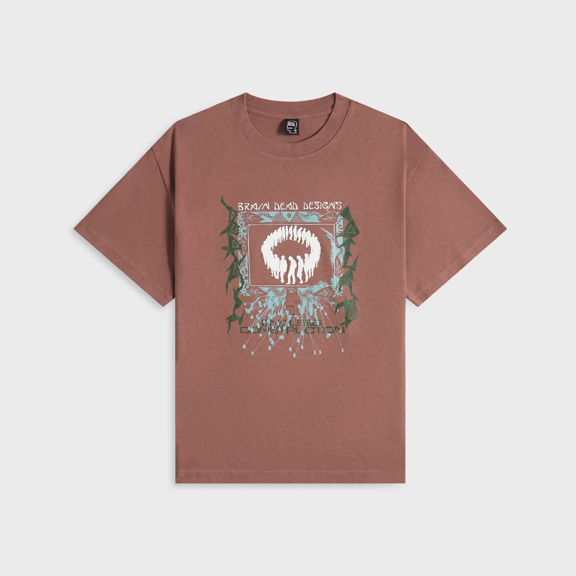 Brain Dead Endless Construction Tee - Nutmeg