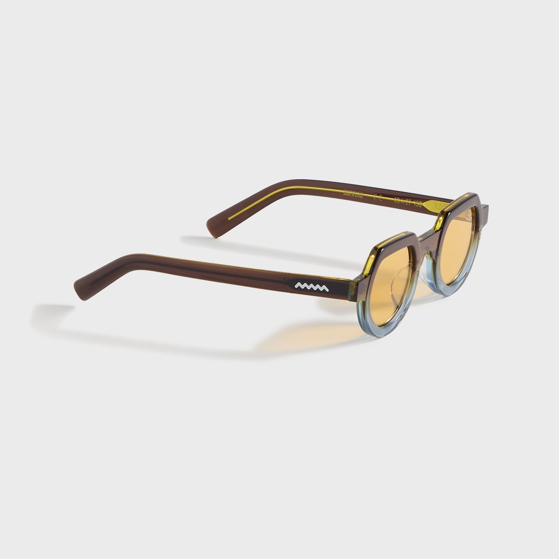 Brain Dead Tani Post Modern Primitive Eye Protection Sunglasses - Root Beer Float