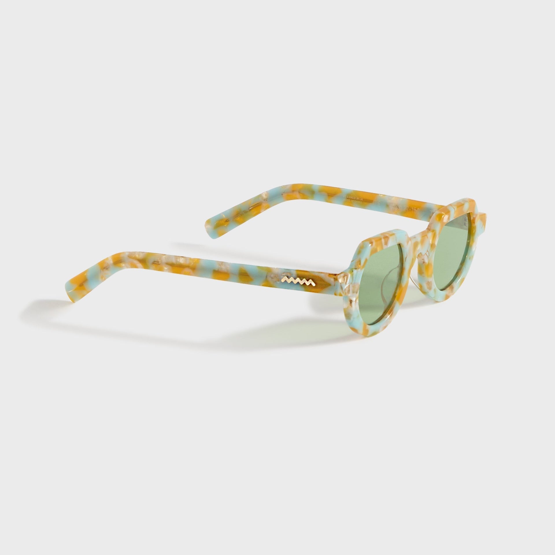 Brain Dead Tani Post Modern Primitive Eye Protection Sunglasses - Gold Granite