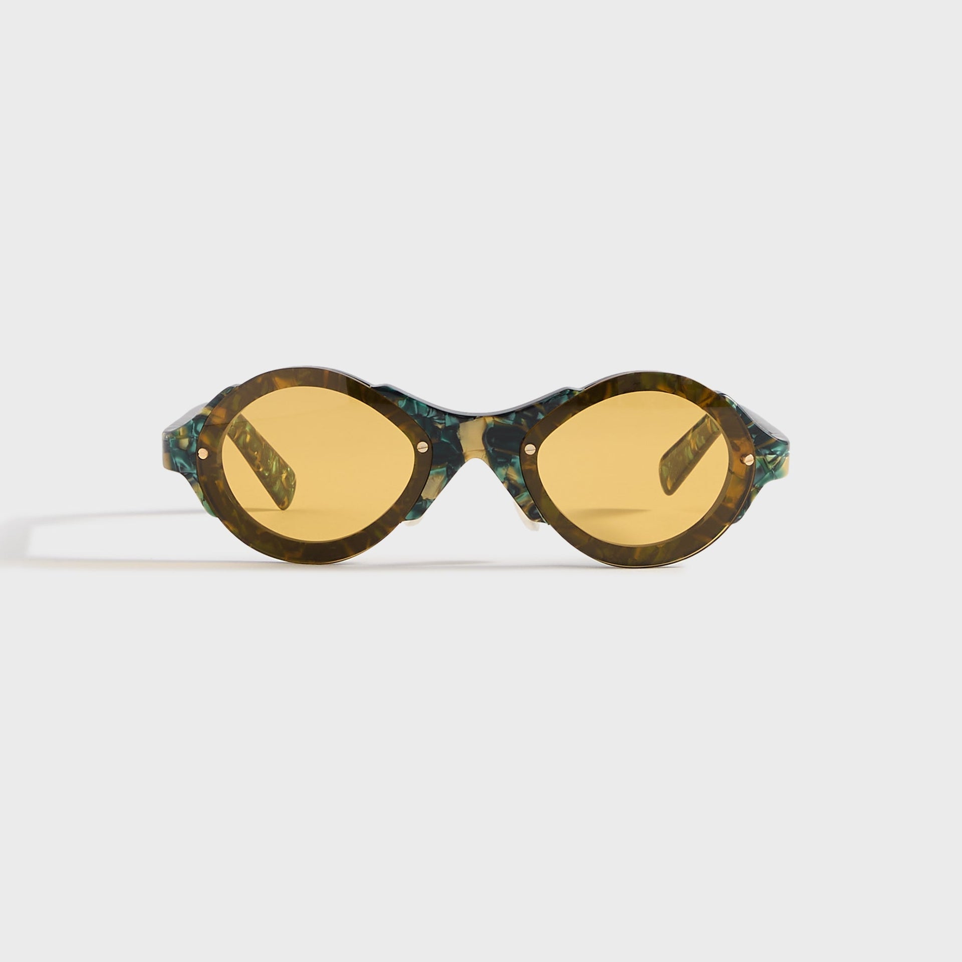 Brain Dead Mutant Post Modern Primitive Eye Protection Sunglasses - Green Granite