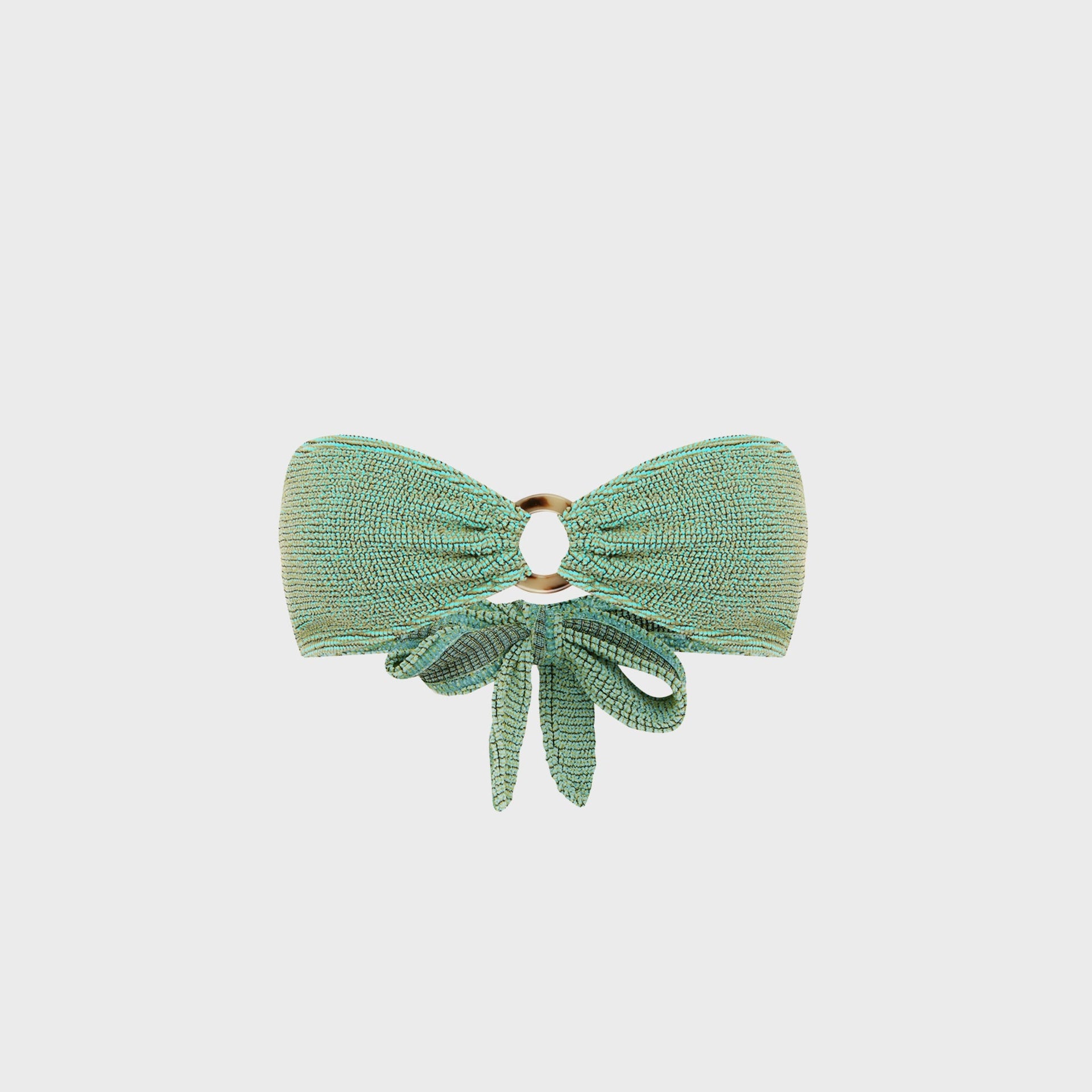 Bond Eye Ring Blake Bandeau Bikini Top - Ice Blue