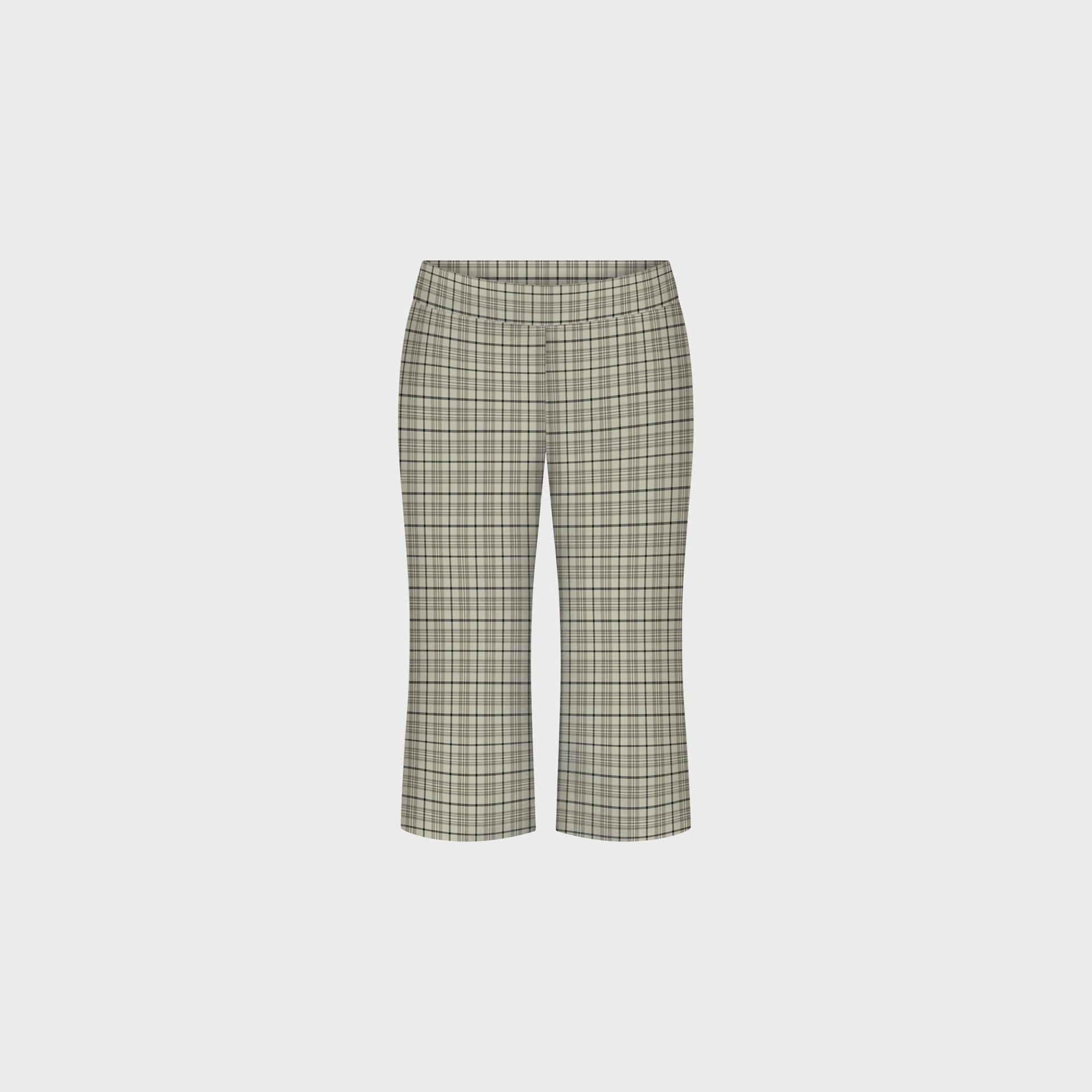 Belle Anna Remi Capri - Brown Plaid