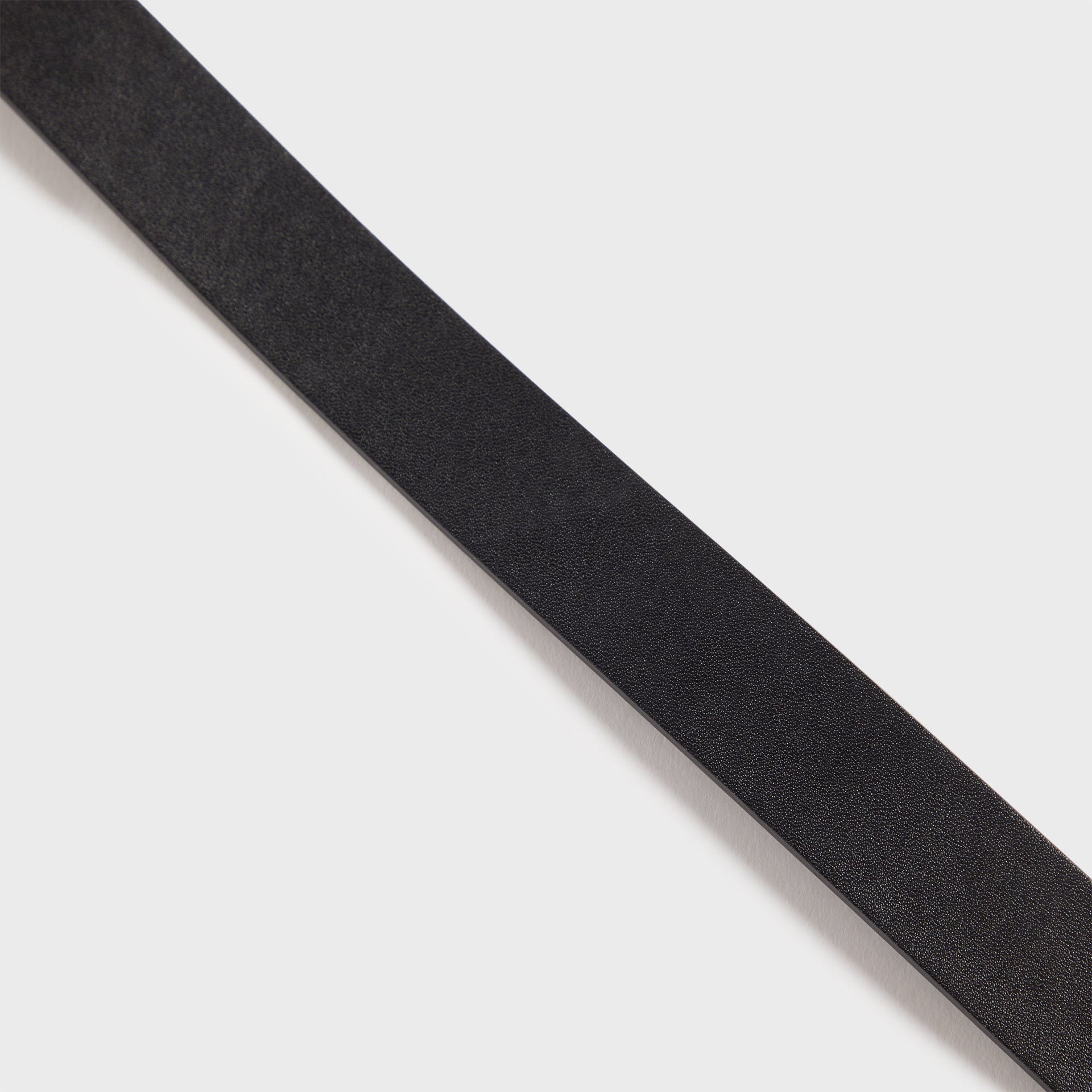 Black Suede Studio Boyfriend Belt - Black / Silver