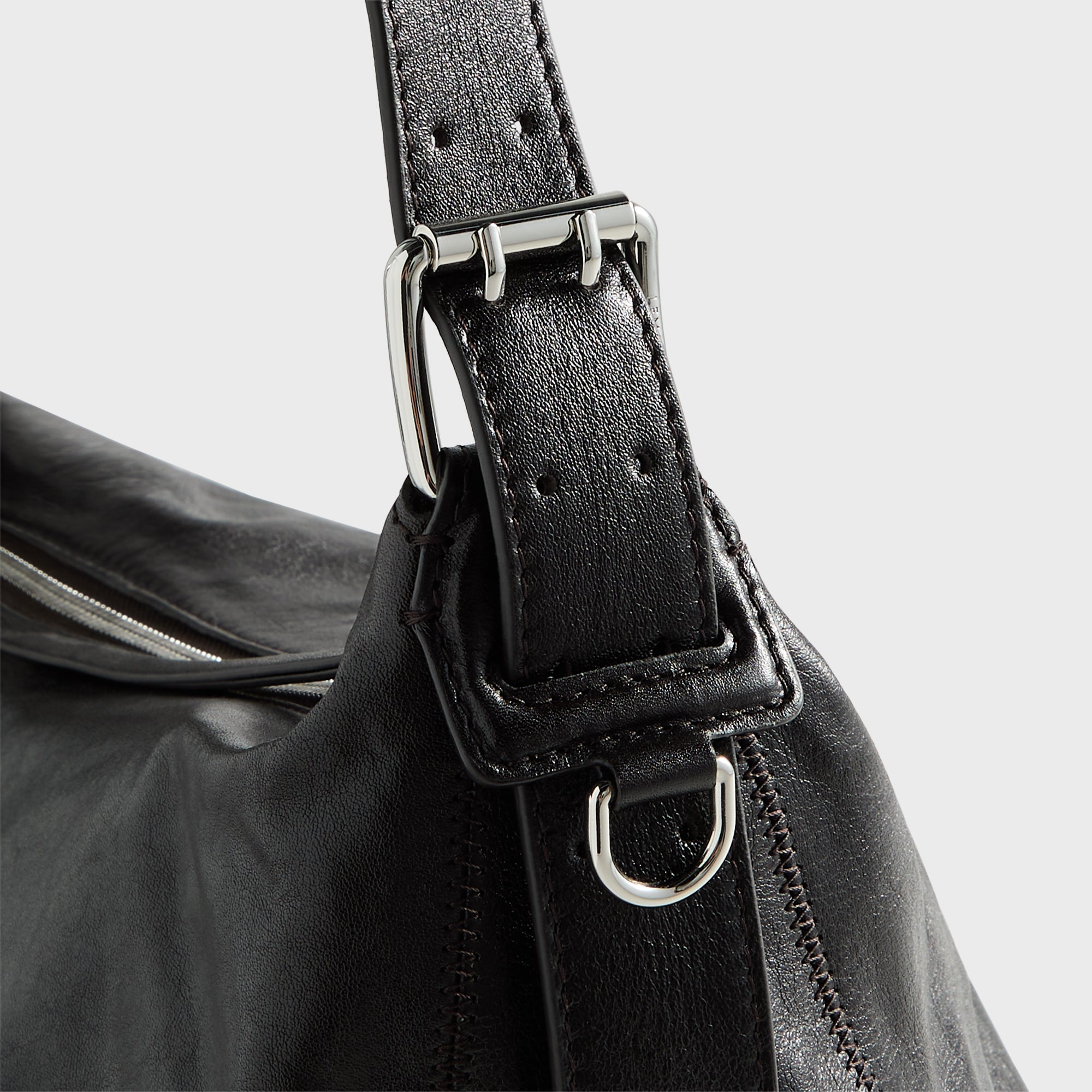 Lemaire Belted Hobo Bag - Dark Chocolate – Kith