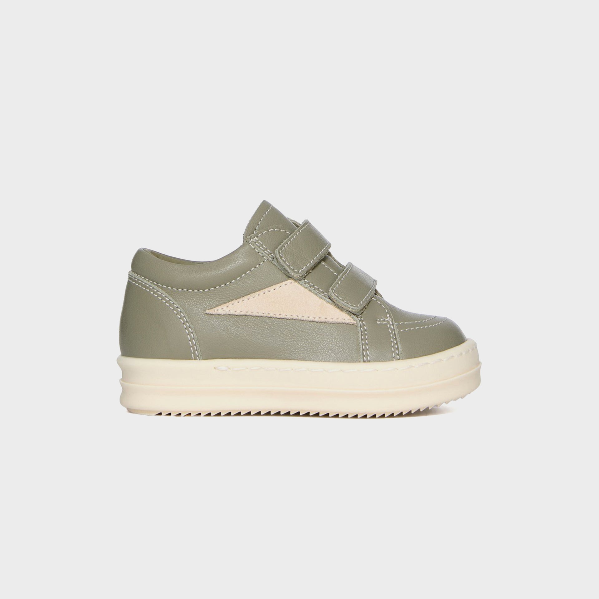 Rick Owens Baby Vintage Sneakers Scarpe in Pelle - Dinge / Milk / Milk