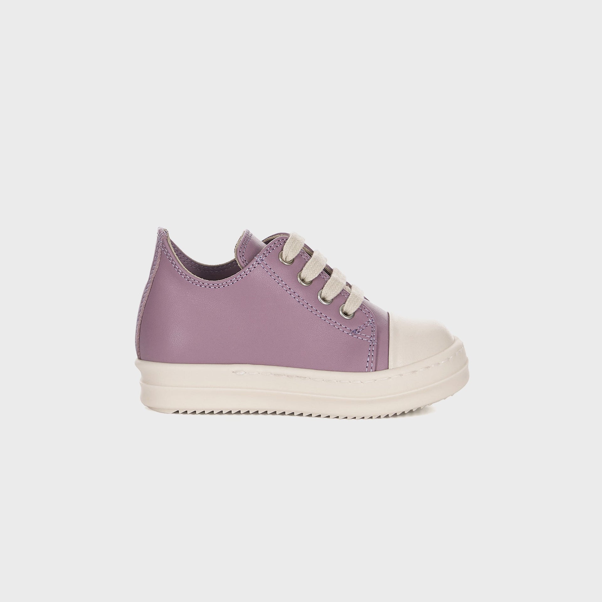 Rick Owens Baby Low Sneaks - Violet / Milk / Milk