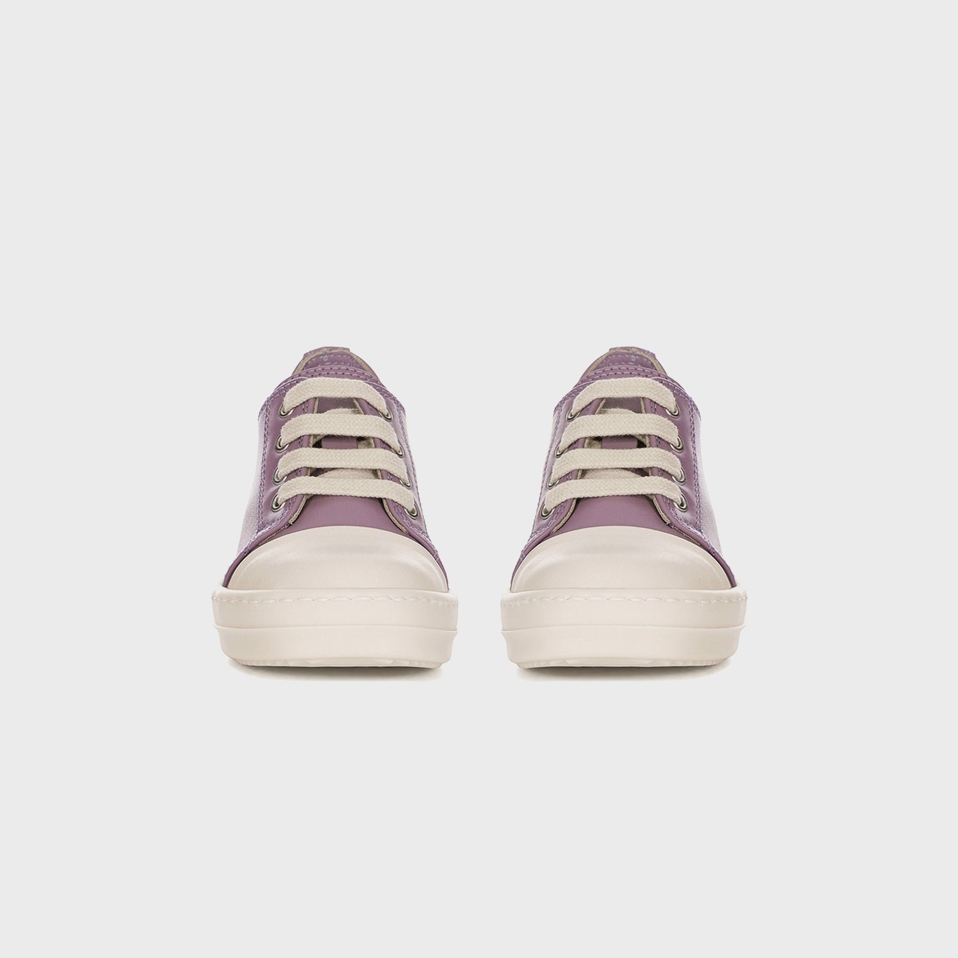 Rick Owens Baby Low Sneaks - Violet / Milk / Milk