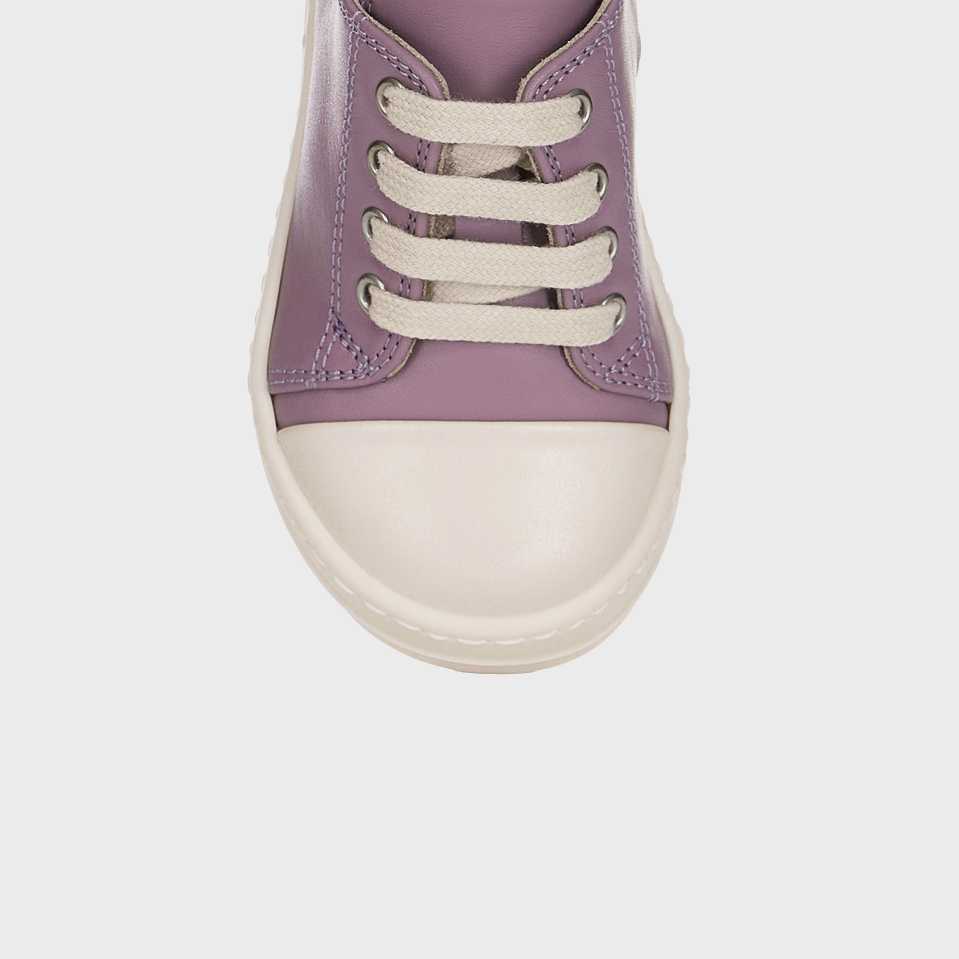 Rick Owens Baby Low Sneaks - Violet / Milk / Milk