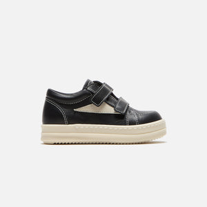 Rick Owens Baby Vintage Sneakers - Scarpe In Pelle Black / Milk / Milk