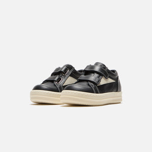 Rick Owens Baby Vintage Sneakers - Scarpe In Pelle Black / Milk / Milk