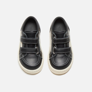 Rick Owens Baby Vintage Sneakers - Scarpe In Pelle Black / Milk / Milk