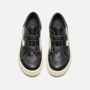 Rick Owens Kids Vintage Sneaker weeks - Scarpe In Pelle Black / Milk / Milk