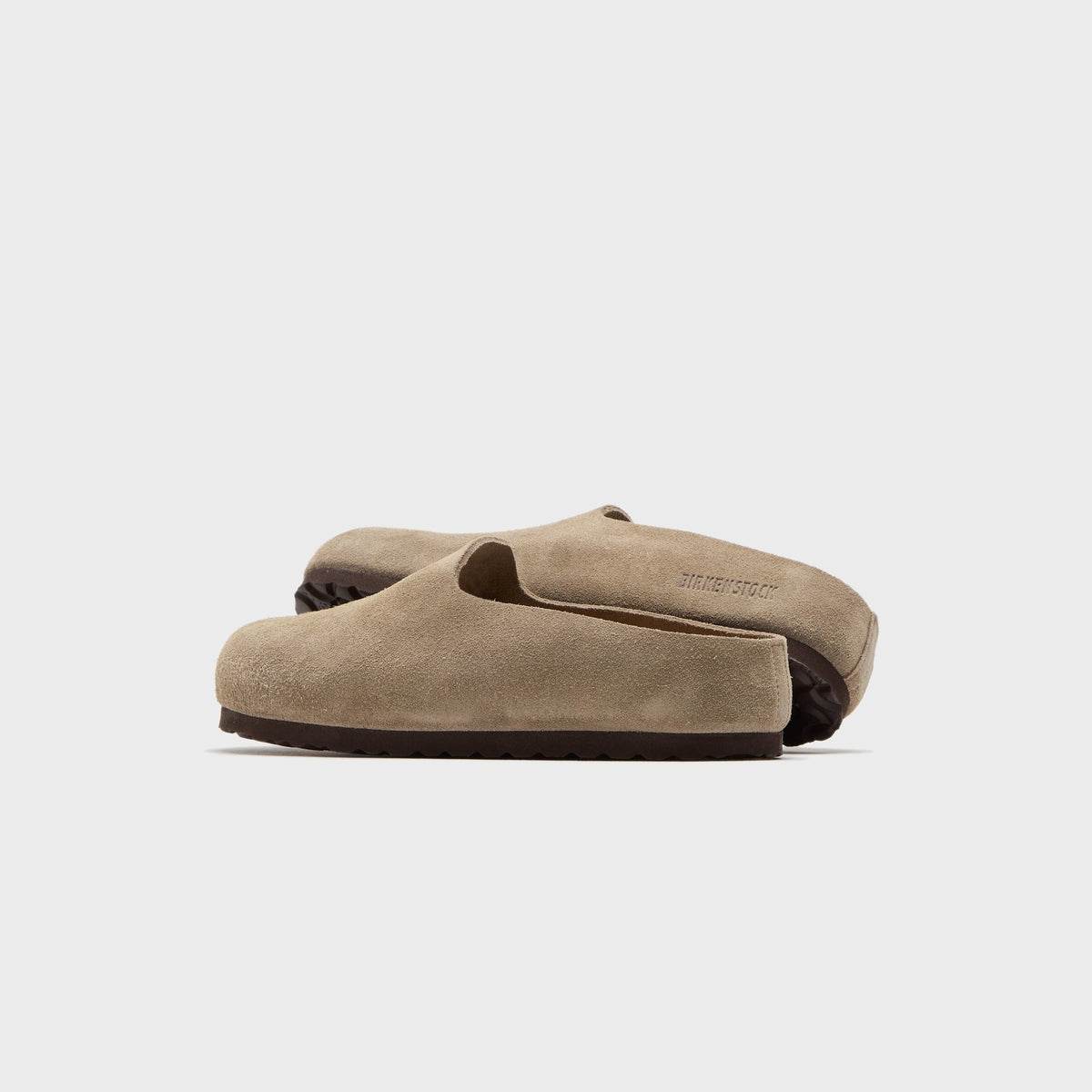 Birkenstock Amsterdam Wrapped Suede - Taupe