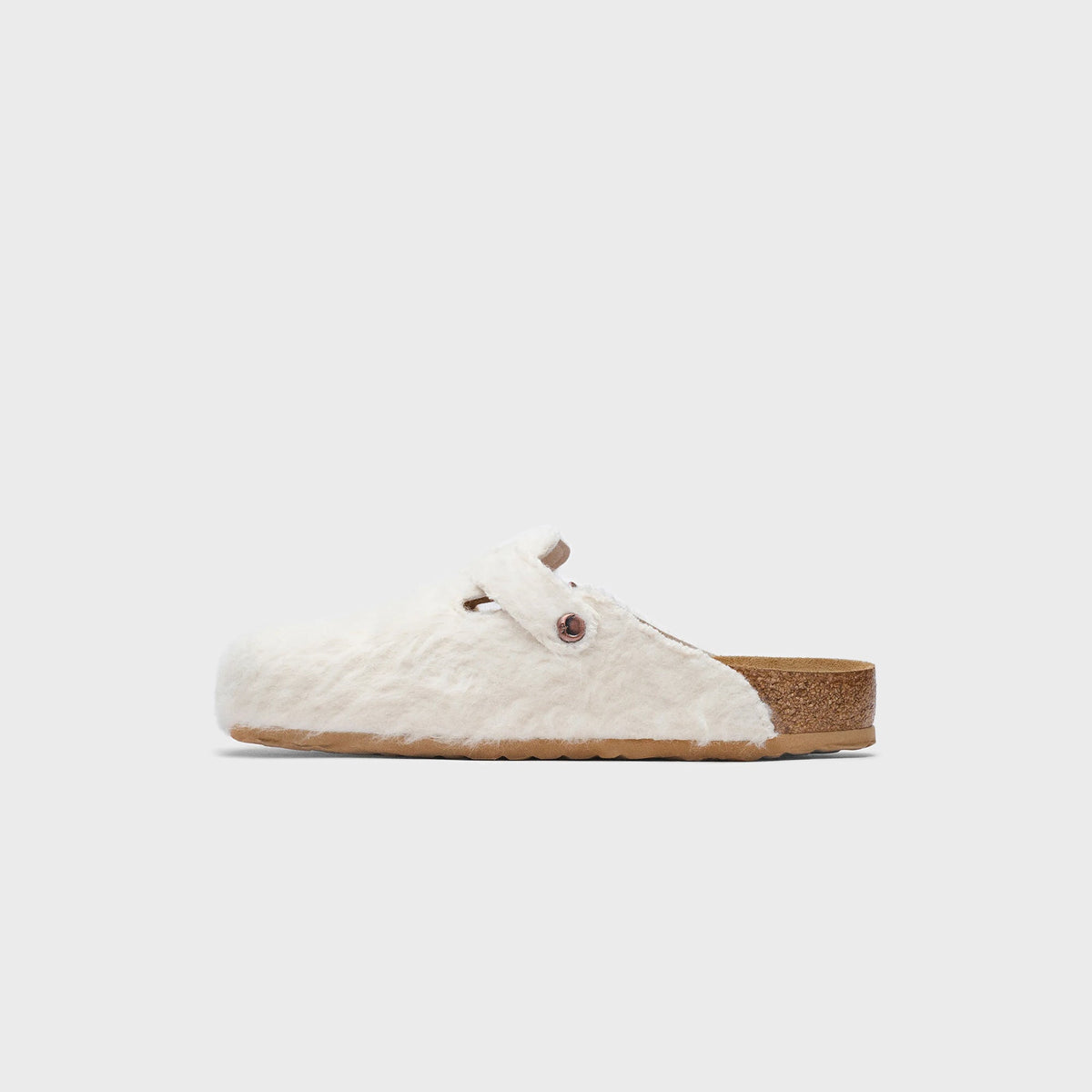 Birkenstock x Cole Bennet Boston Wool Moon Buckle - Off White