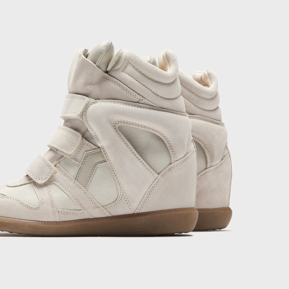 Isabel Marant WMNS Bekett High-Top Sneakers - Ecru