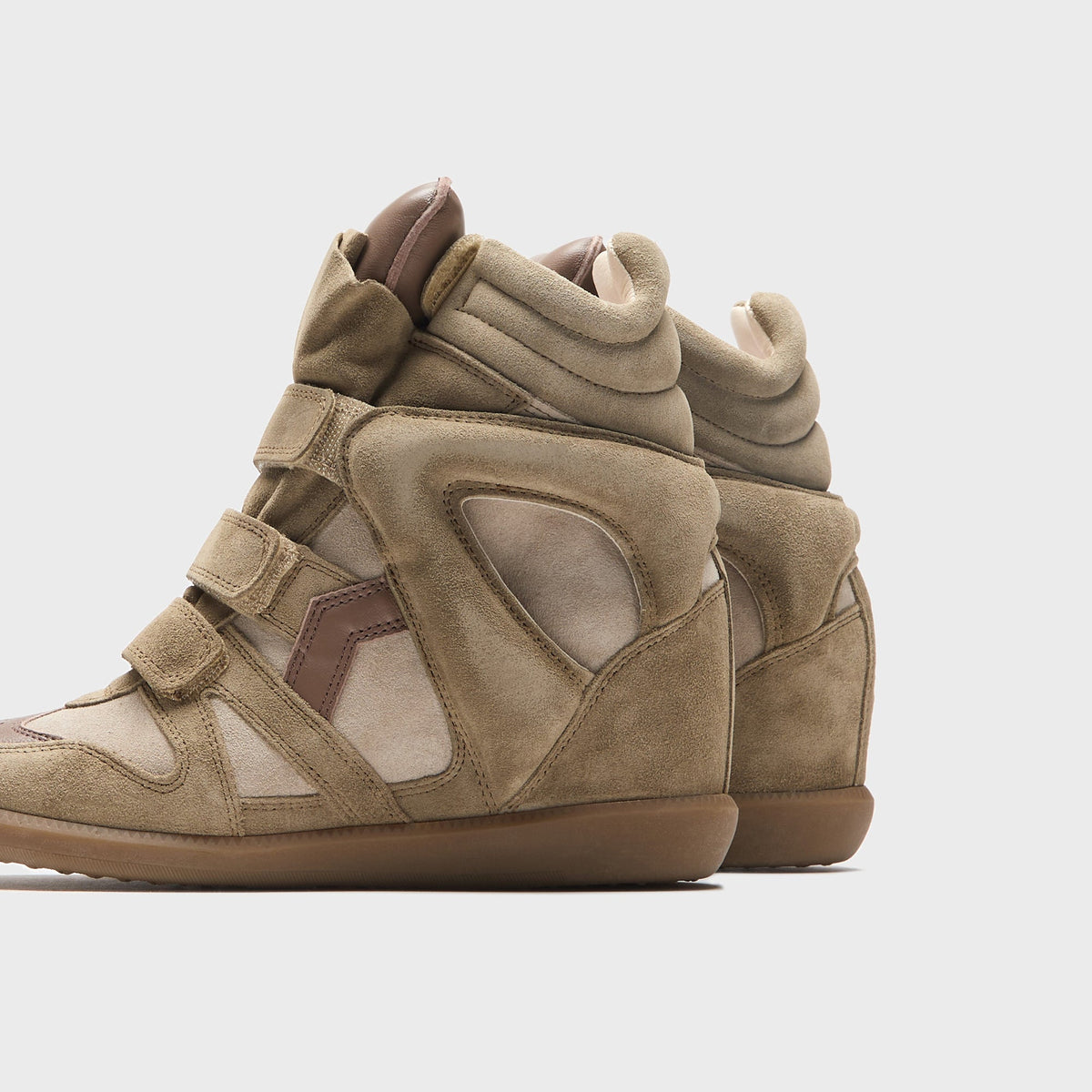 Isabel Marant WMNS Bekett High-Top Sneakers - Taupe