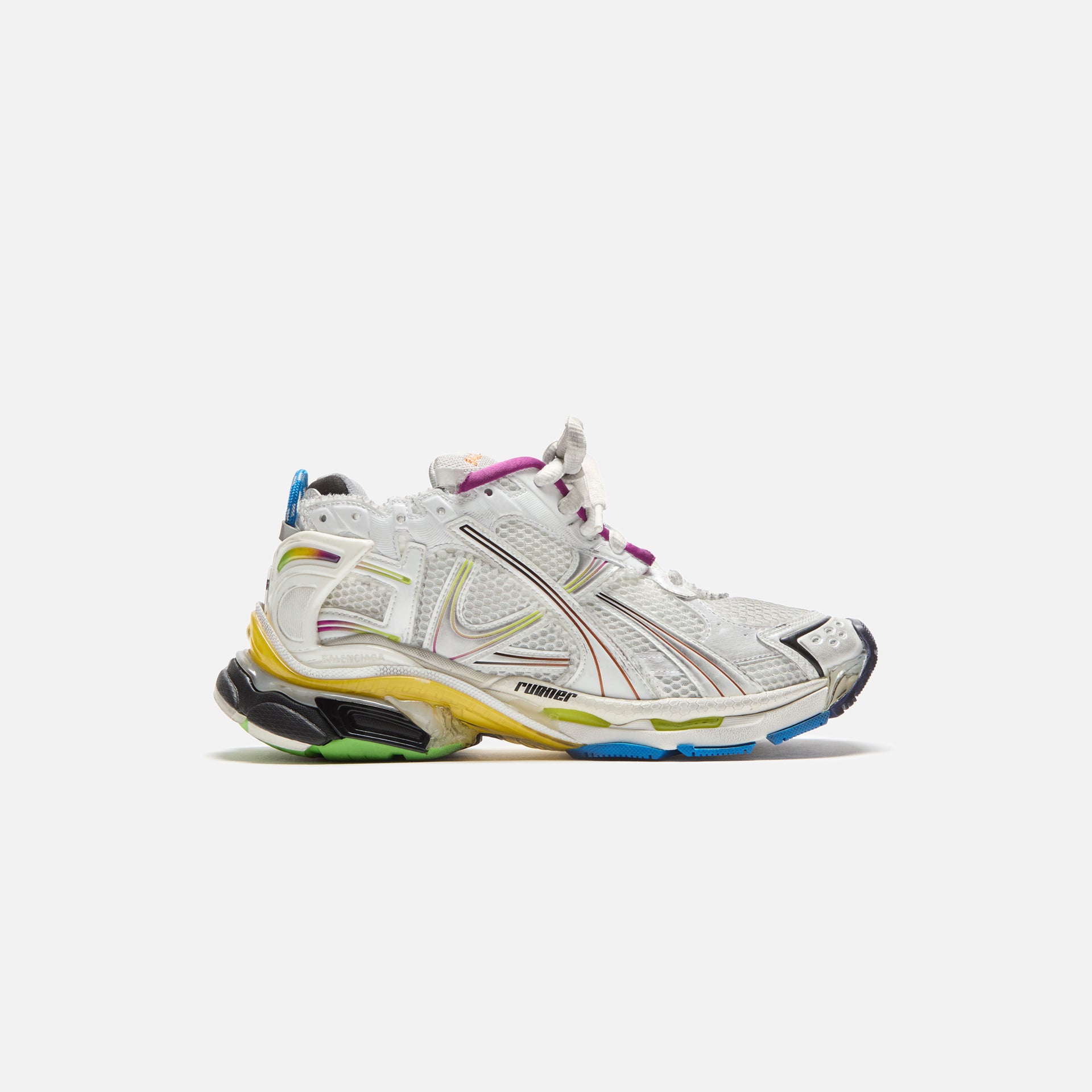 Balenciaga Runner Sneaker - White / Multicolor