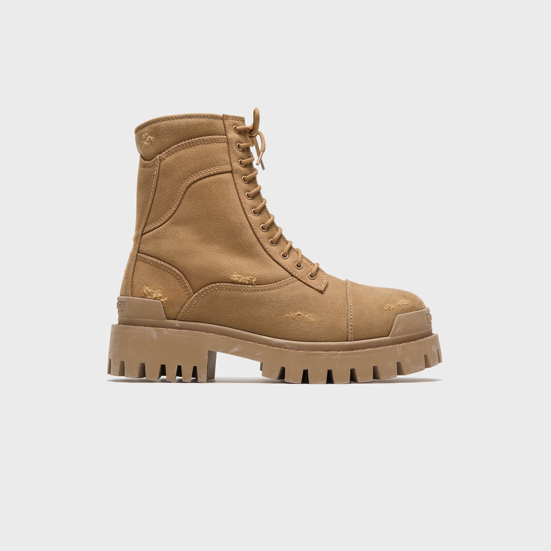 Balenciaga Combat Strike Boot - Brown