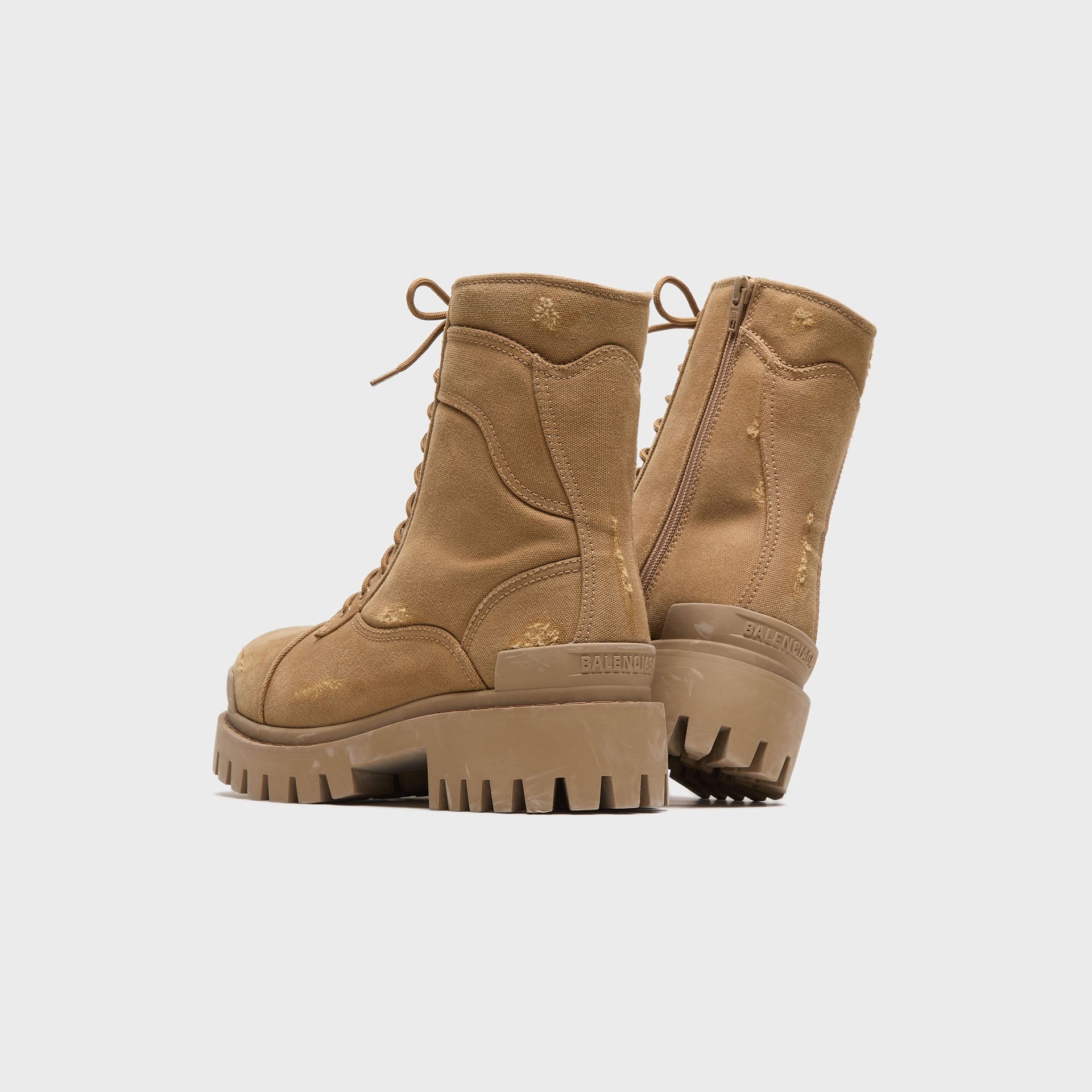 Balenciaga Combat Strike Boot - Brown