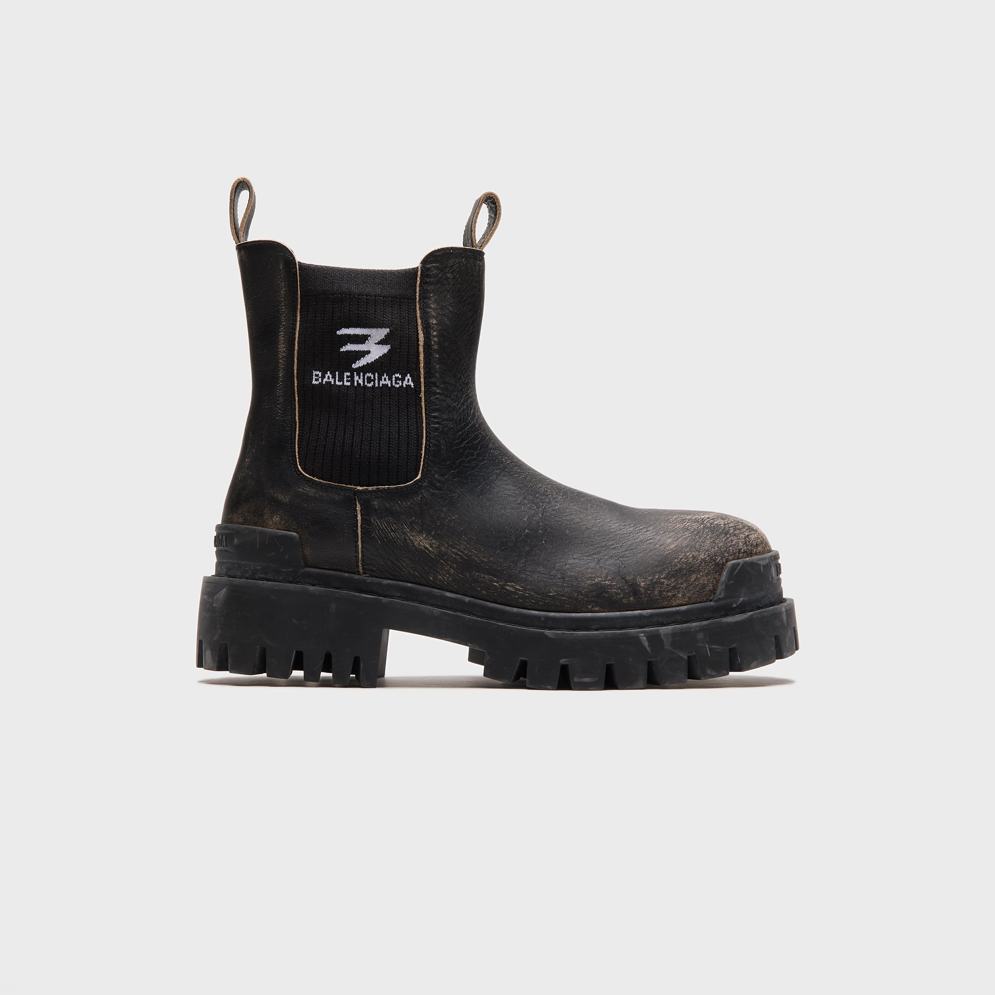Balenciaga Strike Chelsea Boot - Black / Beige – Kith