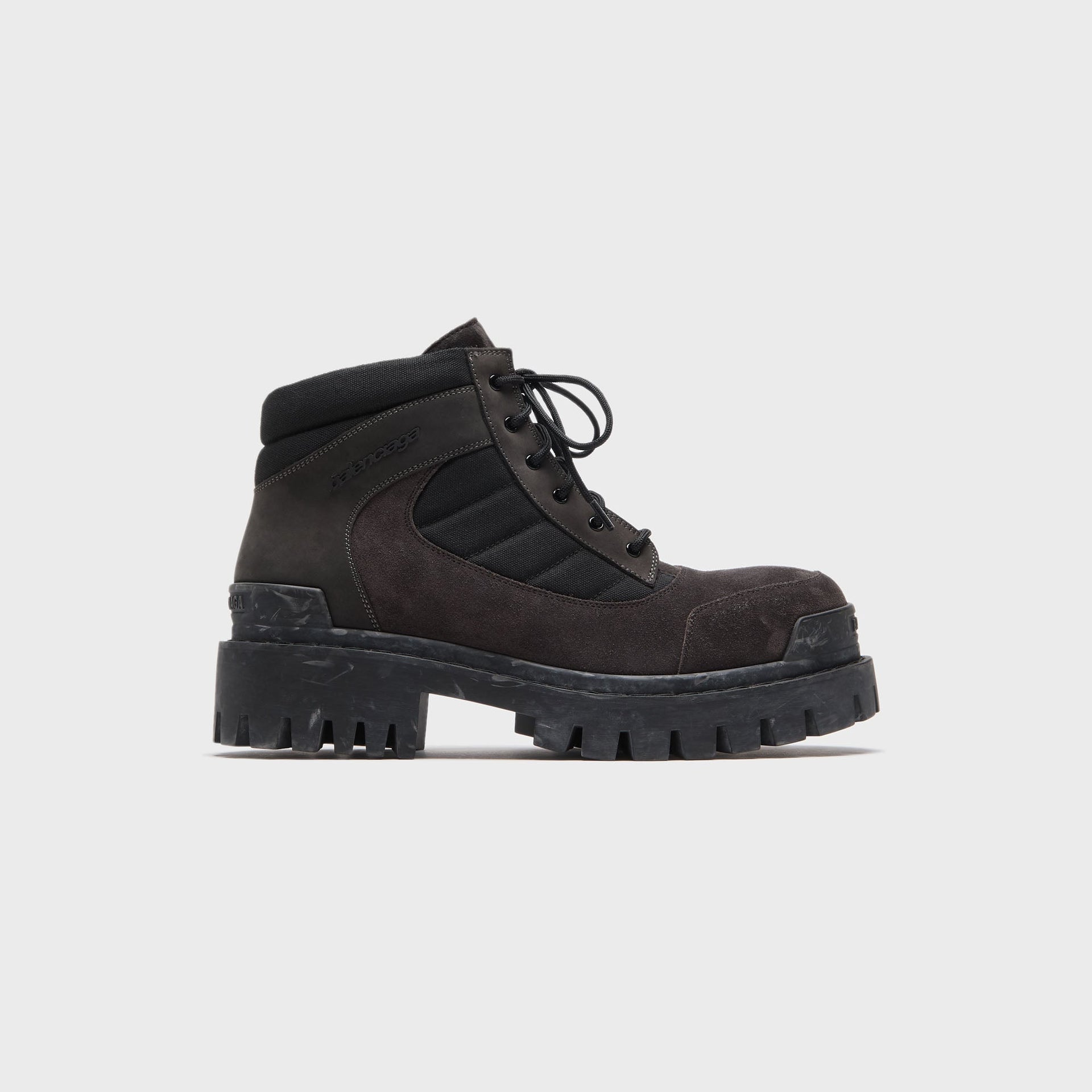 Balenciaga Combat Strike Low Boot - Brown / Black