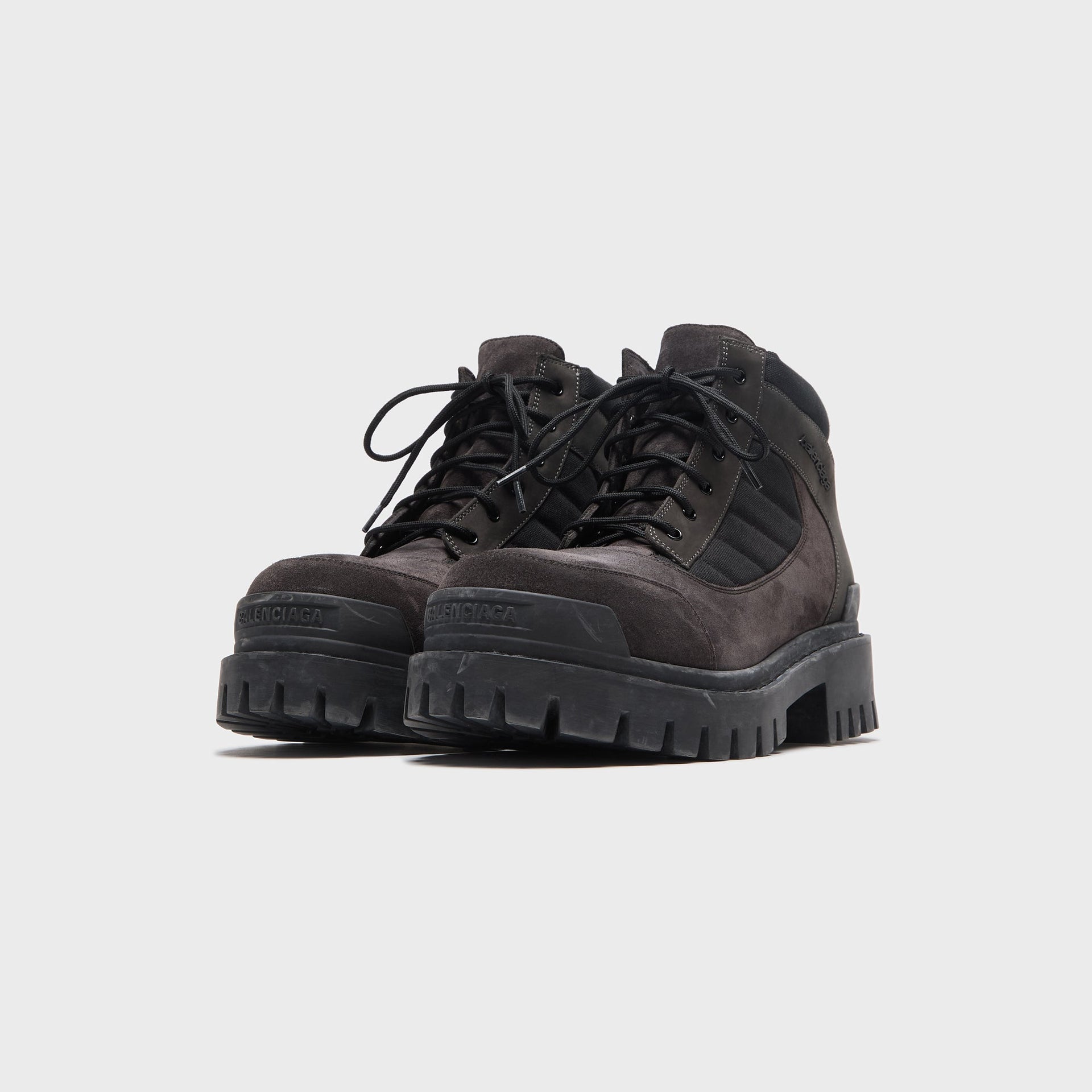 Balenciaga Combat Strike Low Boot - Brown / Black