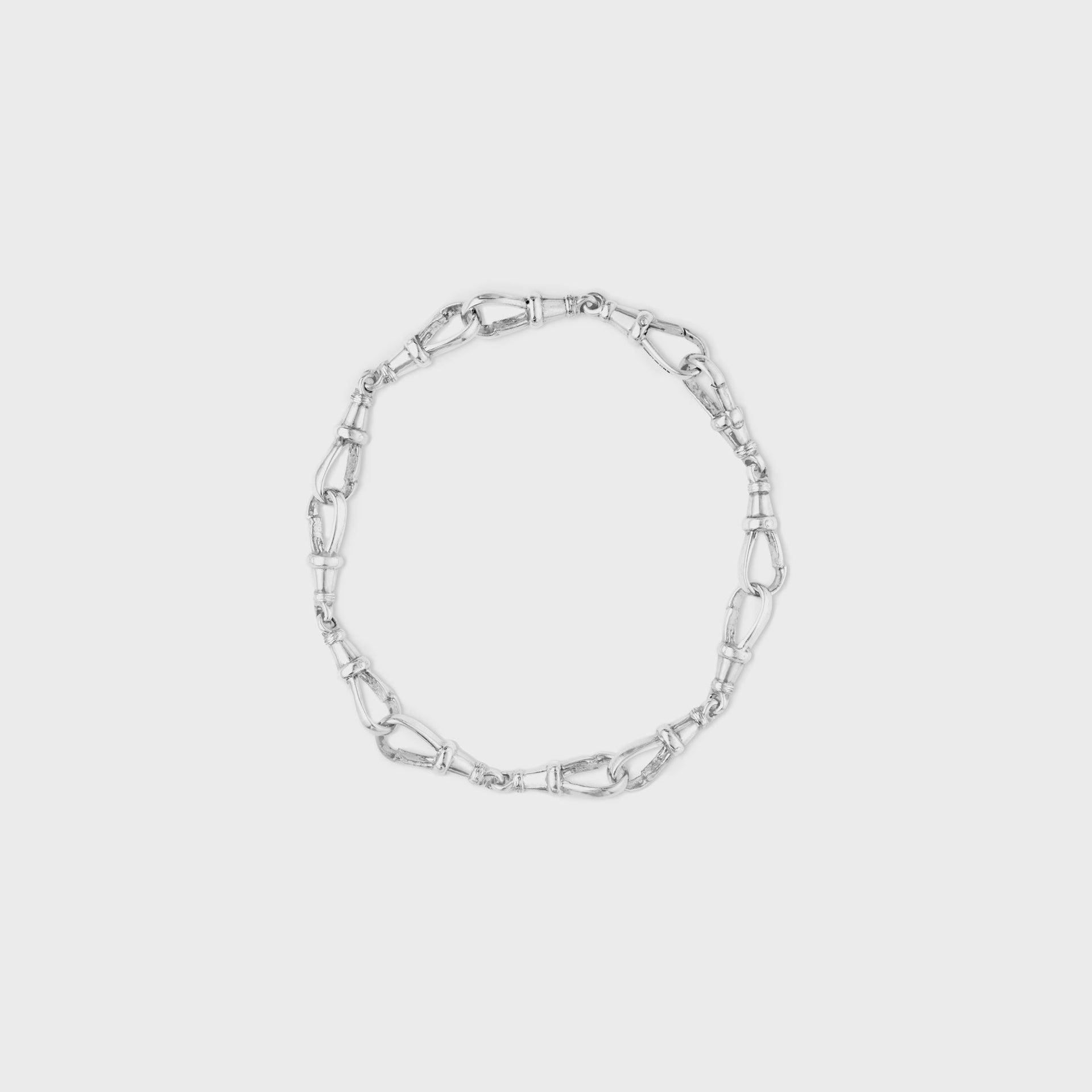 Bleue Burnham Albert Clasp Bracelet - Silver