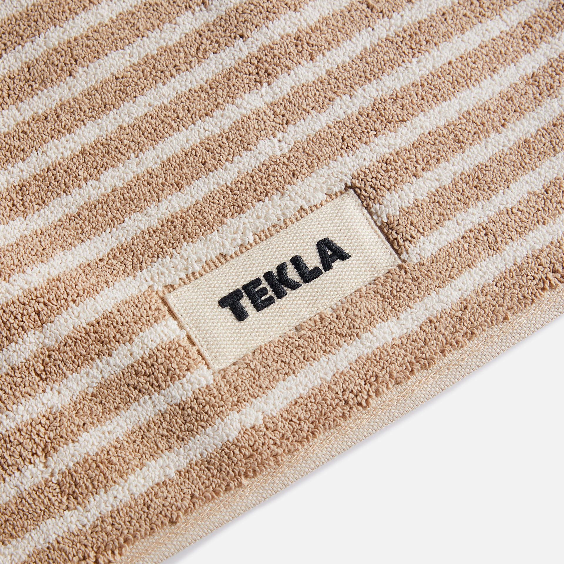 Tekla Bath Mat - Ivory Stripes