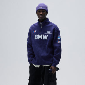 UrlfreezeShops for BMW Cable Fleece Quarter Zip -  Techno Violet