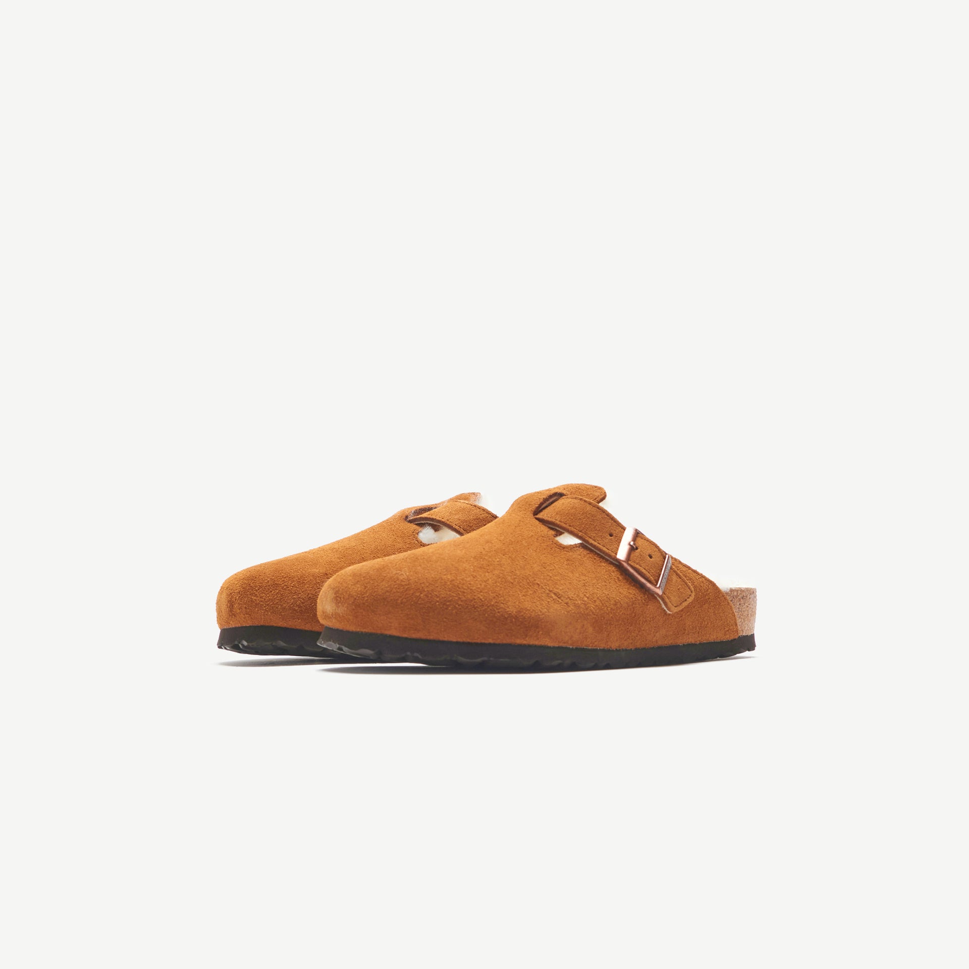 Birkenstock WMNS Boston Shearling - Suede Mink