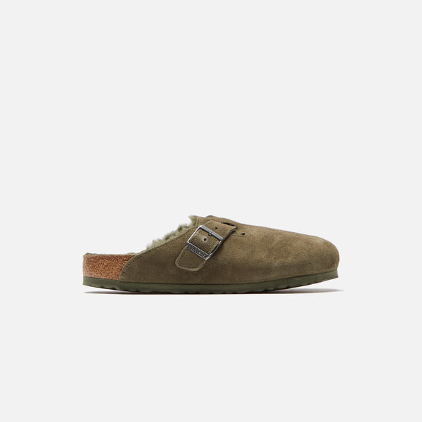 Birkenstock Boston Shearling - Thyme – Kith