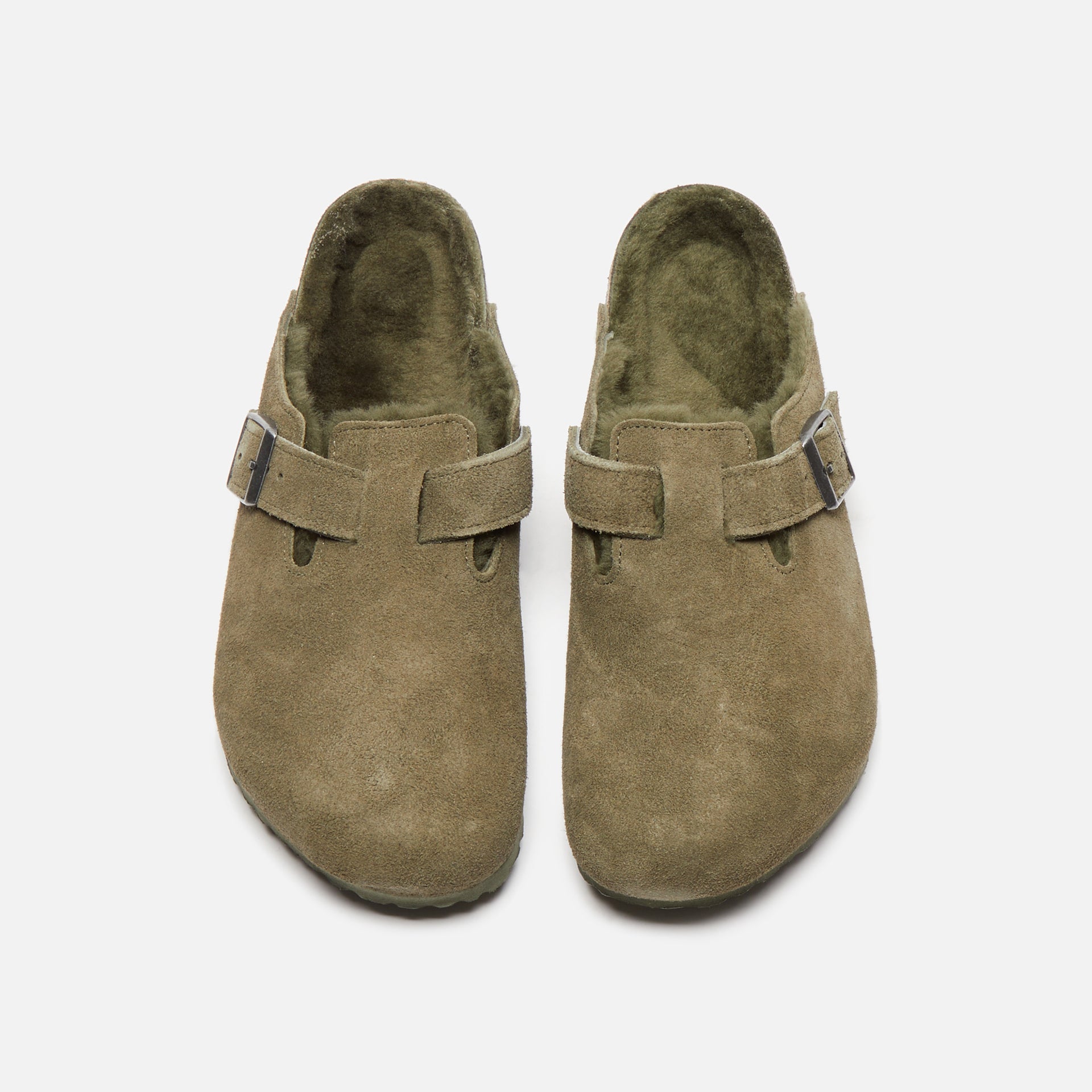 Birkenstock Boston Shearling - Thyme